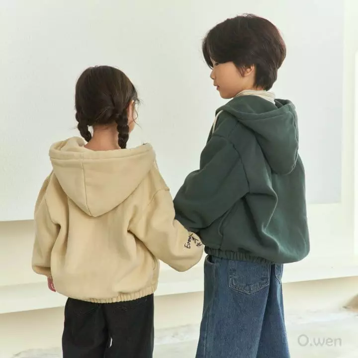 O Wen - Korean Children Fashion - #childrensboutique - Fliffy Hoody Zip-up - 3