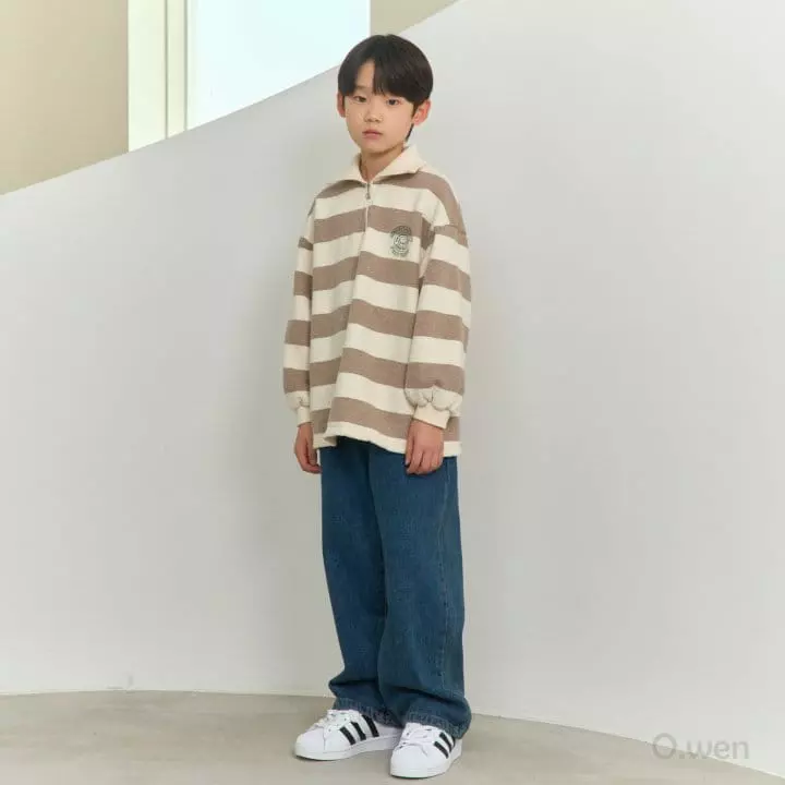 O Wen - Korean Children Fashion - #designkidswear - Univers Half Zip-up - 9