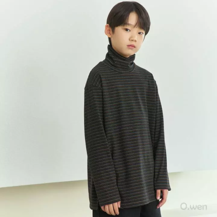 O Wen - Korean Children Fashion - #designkidswear - Edison Peach Turtleneck Tee - 5