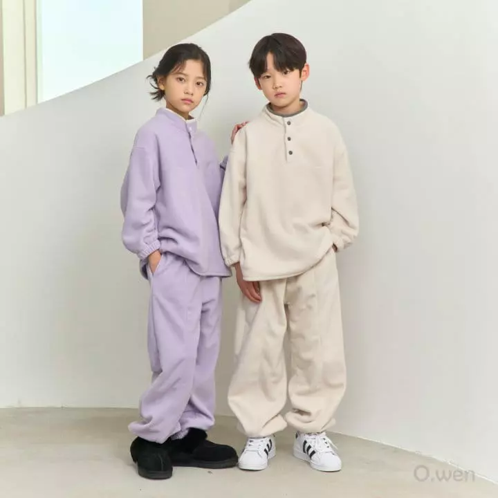 O Wen - Korean Children Fashion - #fashionkids - Fleece Pants - 5