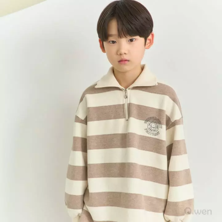O Wen - Korean Children Fashion - #fashionkids - Univers Half Zip-up - 11