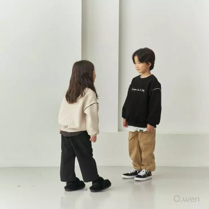 O Wen - Korean Children Fashion - #fashionkids - Story Sweatshirt - 9