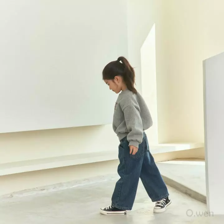 O Wen - Korean Children Fashion - #fashionkids - Wide Jeans - 4
