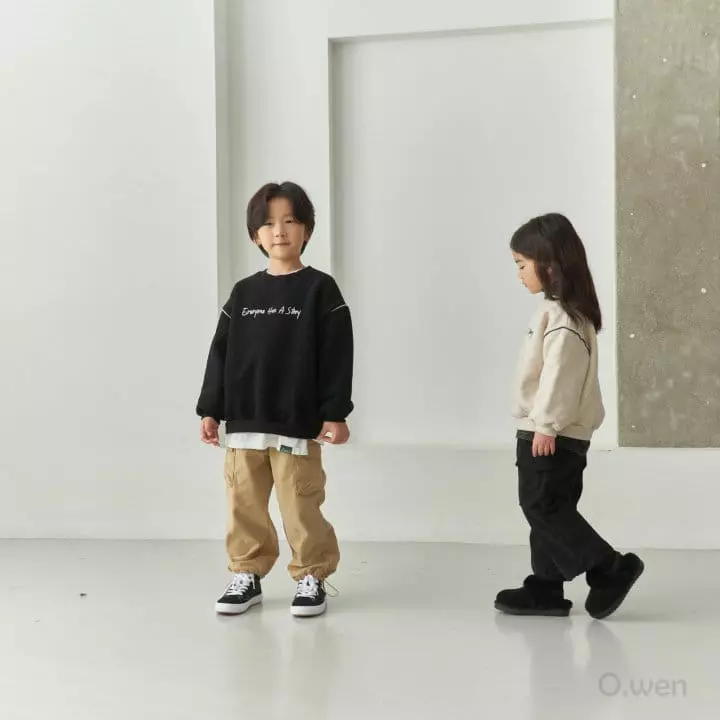 O Wen - Korean Children Fashion - #kidsshorts - Story Sweatshirt - 10