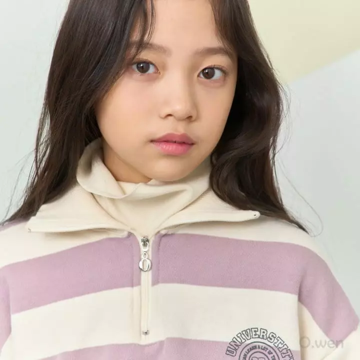 O Wen - Korean Children Fashion - #kidsshorts - Edison Peach Turtleneck Tee - 8