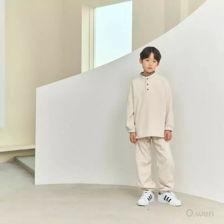 O Wen - Korean Children Fashion - #kidzfashiontrend - Fleece Pants - 8