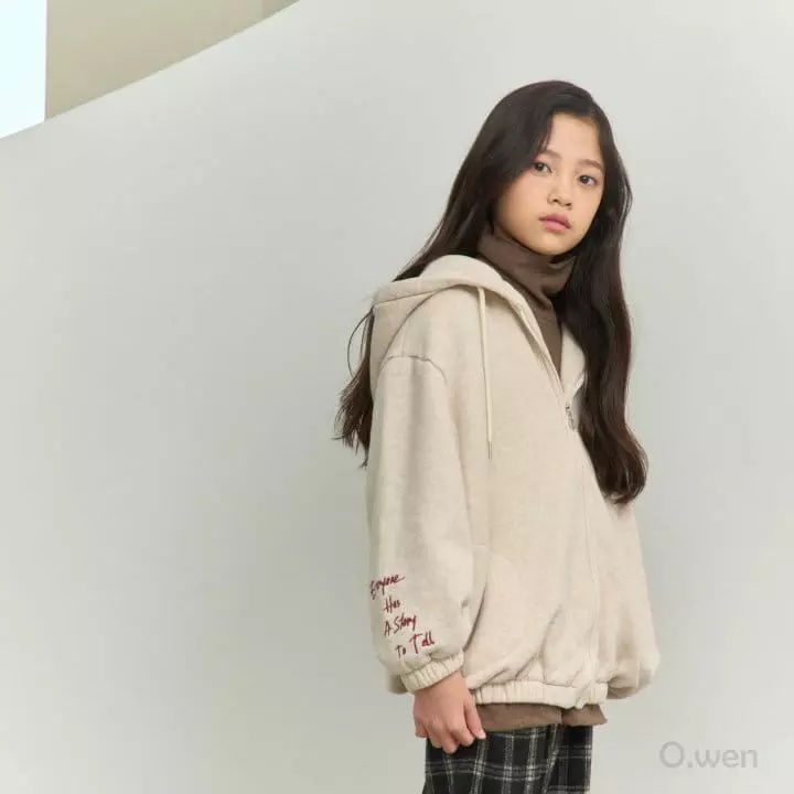 O Wen - Korean Children Fashion - #magicofchildhood - Fliffy Hoody Zip-up - 12