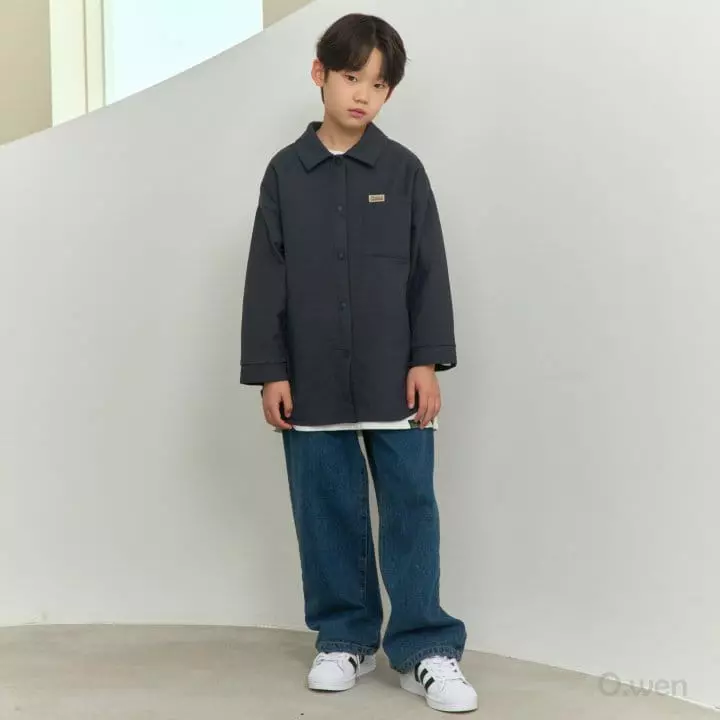 O Wen - Korean Children Fashion - #todddlerfashion - Peach Fleece Layered Tee - 7