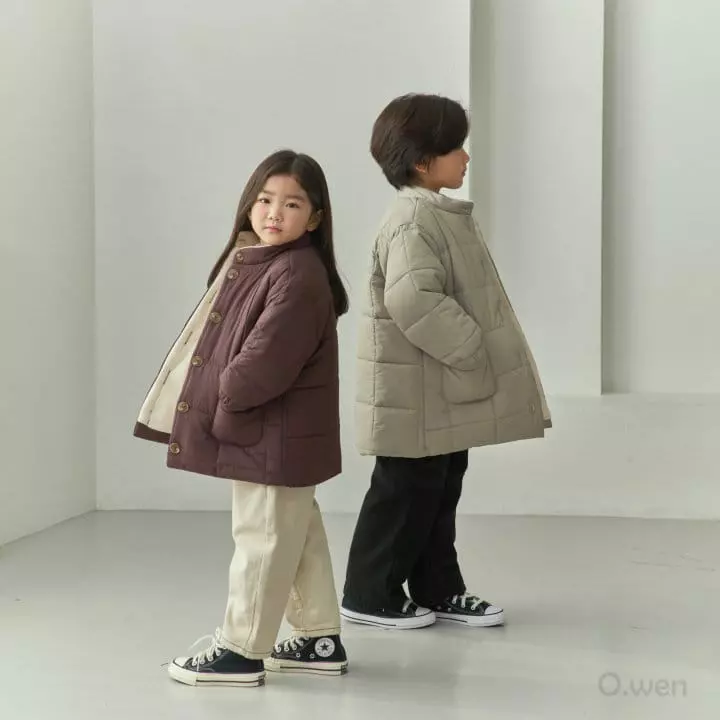 O Wen - Korean Children Fashion - #todddlerfashion - Sqare Jumper