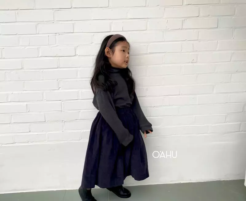 O'ahu - Korean Children Fashion - #childofig - Kint Skirt