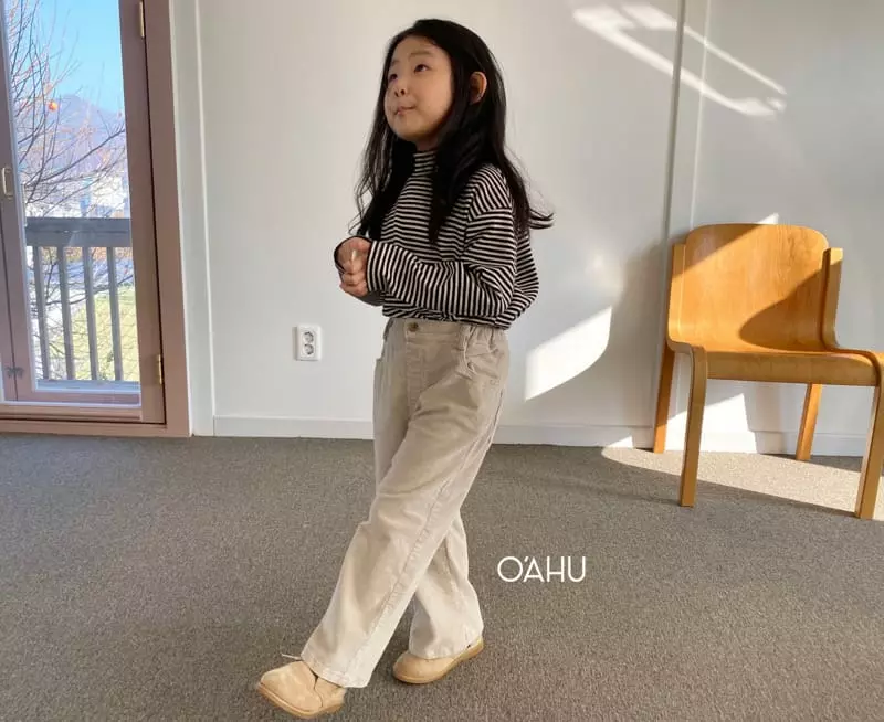 O'ahu - Korean Children Fashion - #childofig - Nuts Rib Pants - 10