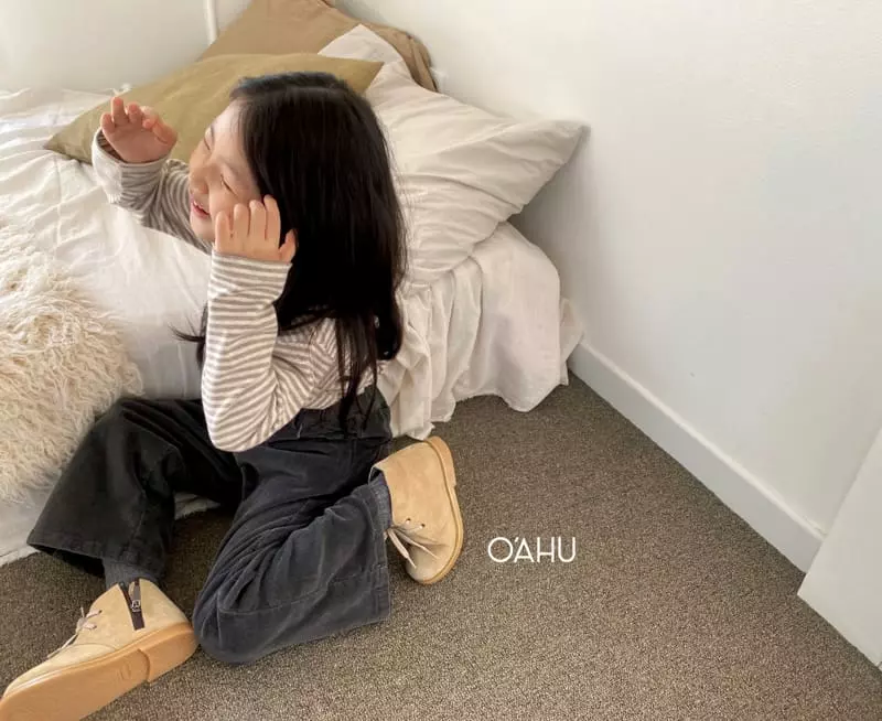 O'ahu - Korean Children Fashion - #childofig - Hico Stripes Turtleneck Tee - 7