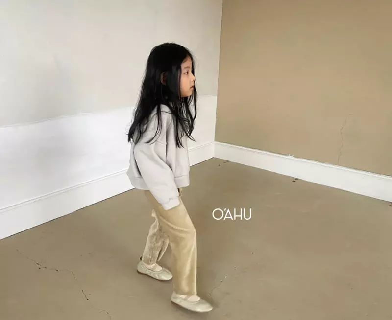 O'ahu - Korean Children Fashion - #childrensboutique - Room Veloure Pants - 6