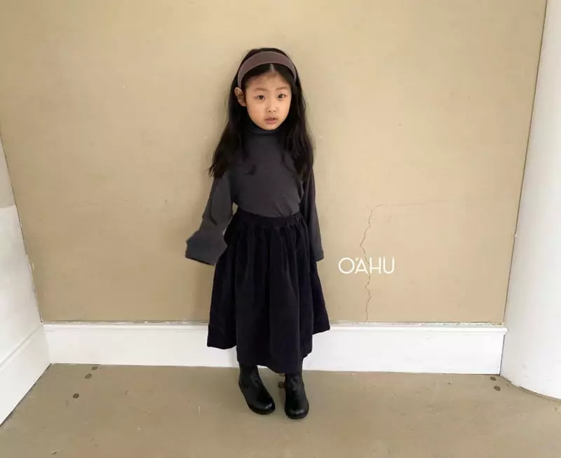 O'ahu - Korean Children Fashion - #fashionkids - Kint Skirt - 5