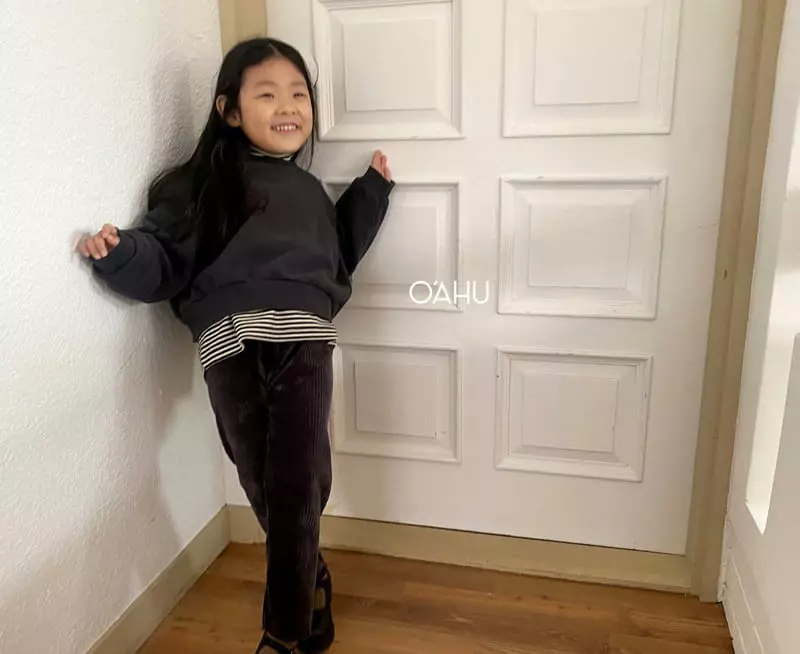 O'ahu - Korean Children Fashion - #kidsshorts - Room Veloure Pants - 10