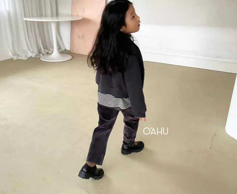 O'ahu - Korean Children Fashion - #kidsstore - Room Veloure Pants - 11