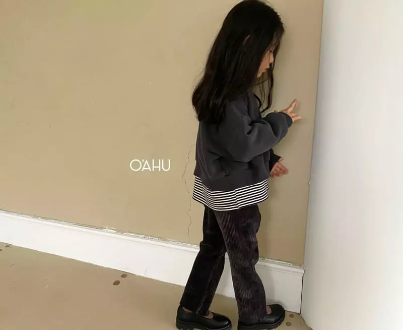 O'ahu - Korean Children Fashion - #kidzfashiontrend - Room Veloure Pants - 12