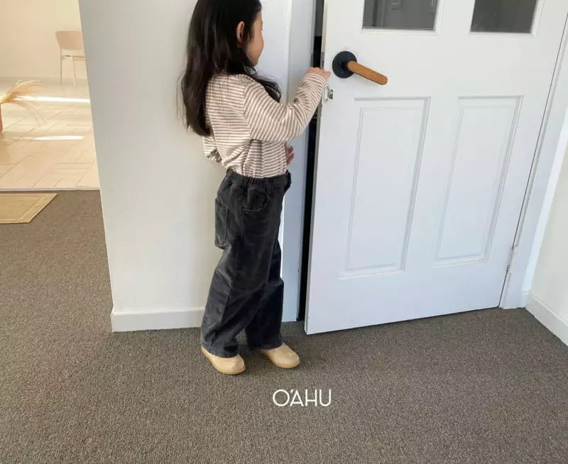 O'ahu - Korean Children Fashion - #littlefashionista - Hico Stripes Turtleneck Tee - 3