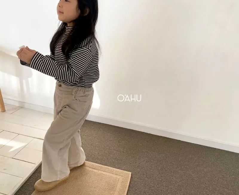 O'ahu - Korean Children Fashion - #magicofchildhood - Nuts Rib Pants - 7