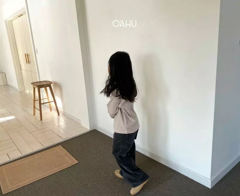 O'ahu - Korean Children Fashion - #littlefashionista - Hico Stripes Turtleneck Tee - 4