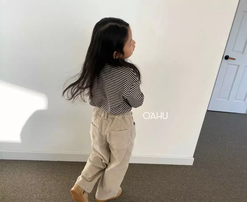 O'ahu - Korean Children Fashion - #minifashionista - Nuts Rib Pants - 8