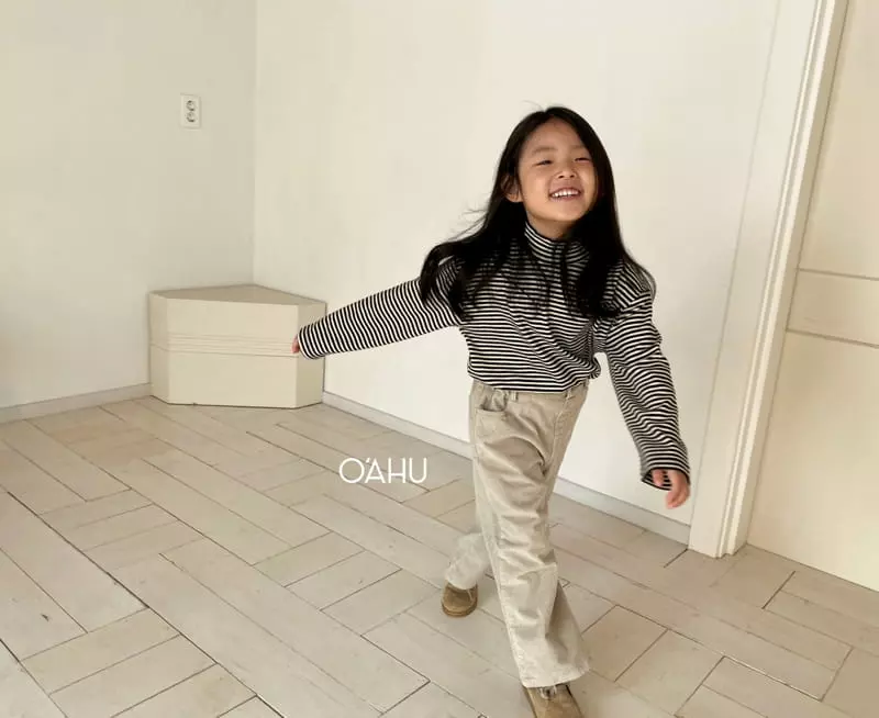 O'ahu - Korean Children Fashion - #prettylittlegirls - Nuts Rib Pants - 9