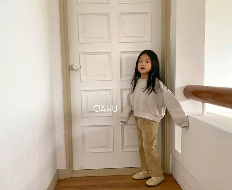 O'ahu - Korean Children Fashion - #todddlerfashion - Room Veloure Pants - 2