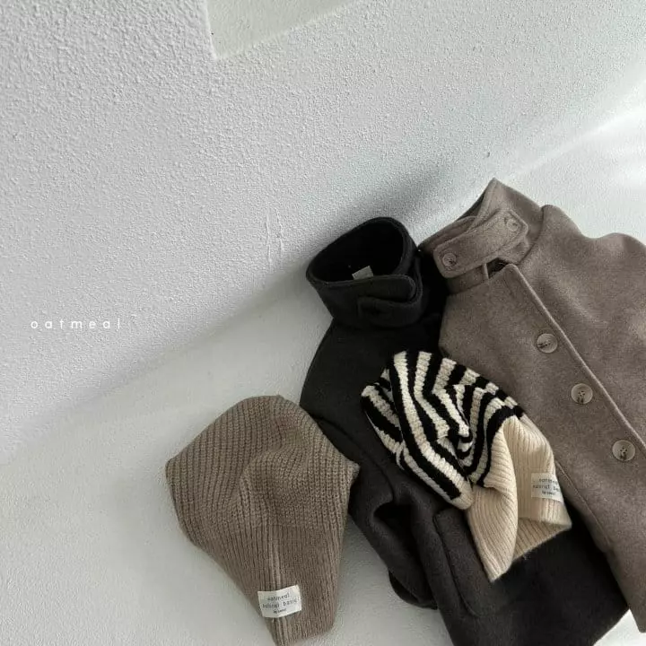 Oatmeal - Korean Children Fashion - #childrensboutique - Litten Coat - 7