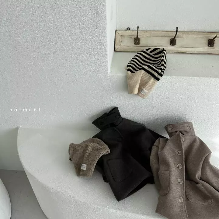 Oatmeal - Korean Children Fashion - #designkidswear - Litten Coat - 8