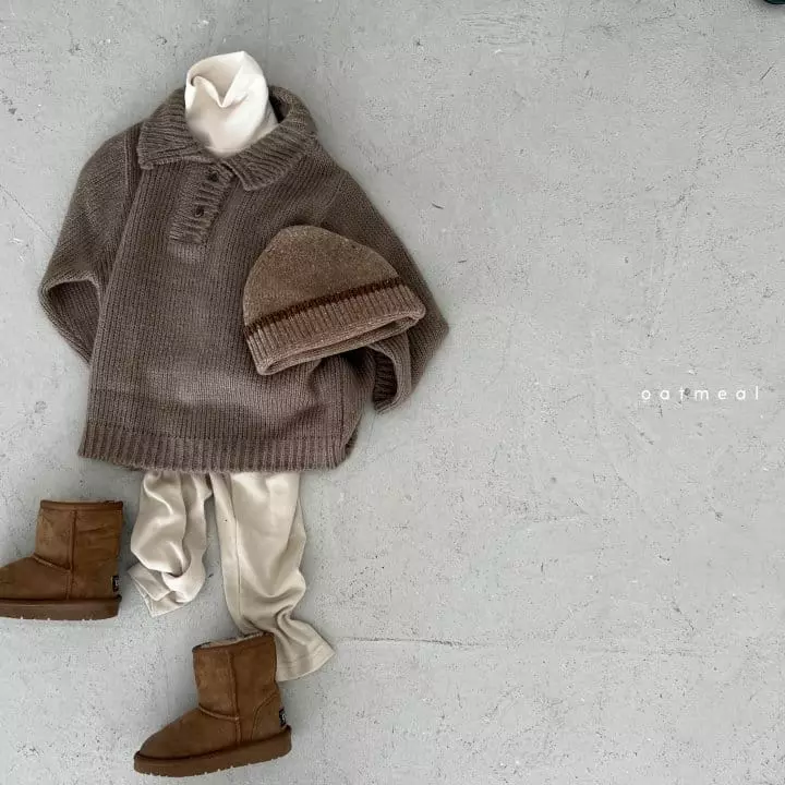 Oatmeal - Korean Children Fashion - #designkidswear - Basic Leggings - 2