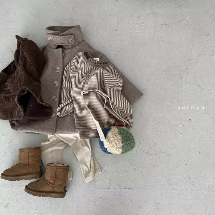 Oatmeal - Korean Children Fashion - #discoveringself - Basic Leggings - 3