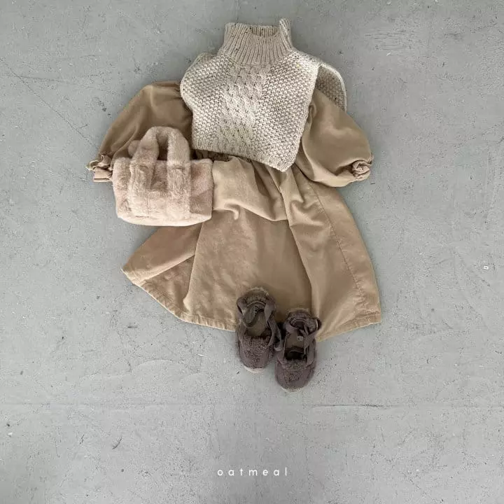 Oatmeal - Korean Children Fashion - #fashionkids - Nou Neck Warmer - 5