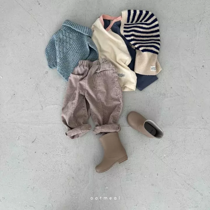 Oatmeal - Korean Children Fashion - #fashionkids - Basic Raglan Tee - 3