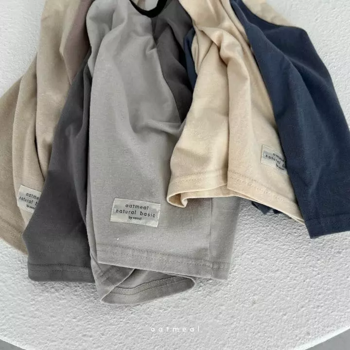 Oatmeal - Korean Children Fashion - #fashionkids - Basic Raglan Tee - 4