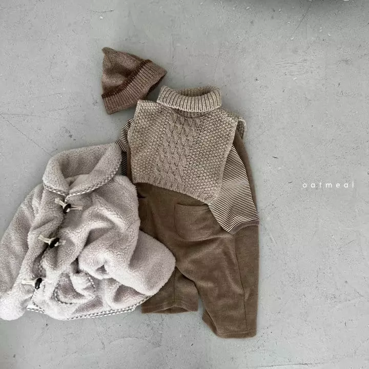 Oatmeal - Korean Children Fashion - #kidsshorts - Liv Sweatshirt - 2