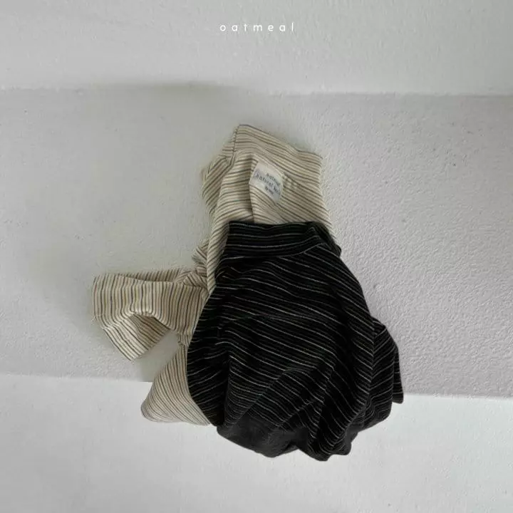 Oatmeal - Korean Children Fashion - #kidzfashiontrend - Titi Turtleneck Tee - 5