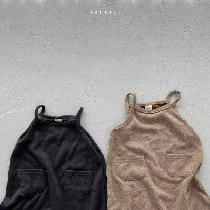 Oatmeal - Korean Children Fashion - #kidzfashiontrend - Mona Jumpsuit
