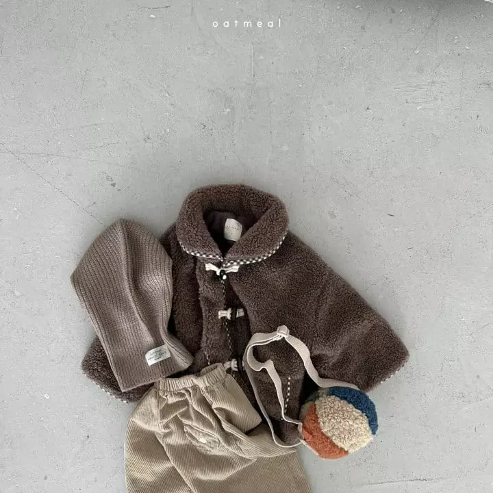 Oatmeal - Korean Children Fashion - #littlefashionista - Terry Jacket - 3