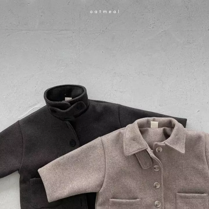 Oatmeal - Korean Children Fashion - #littlefashionista - Litten Coat