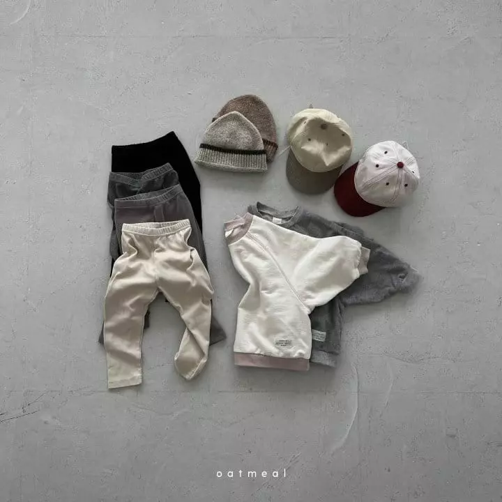 Oatmeal - Korean Children Fashion - #littlefashionista - Basic Leggings - 9