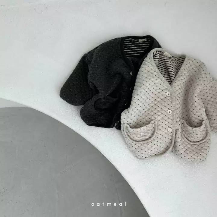 Oatmeal - Korean Children Fashion - #magicofchildhood - How Cardigan - 5