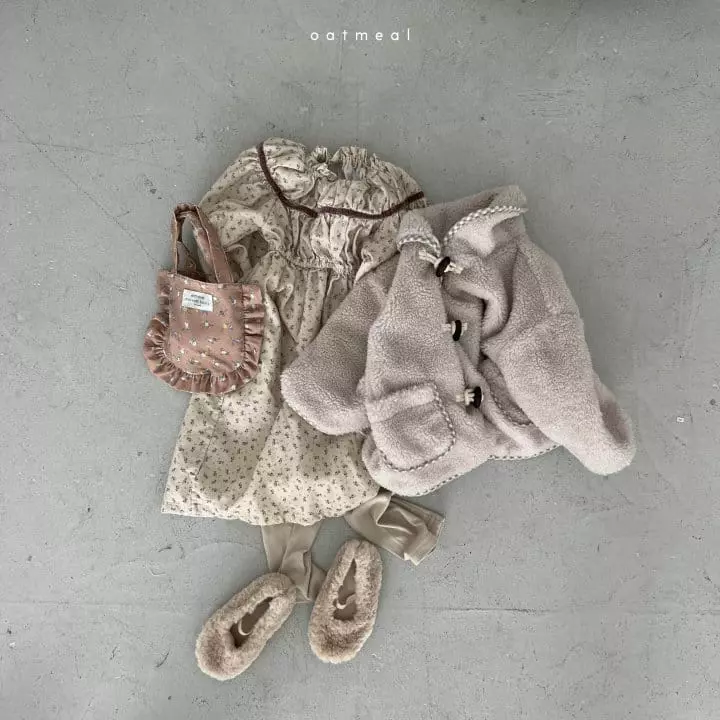 Oatmeal - Korean Children Fashion - #littlefashionista - Terry Jacket - 4