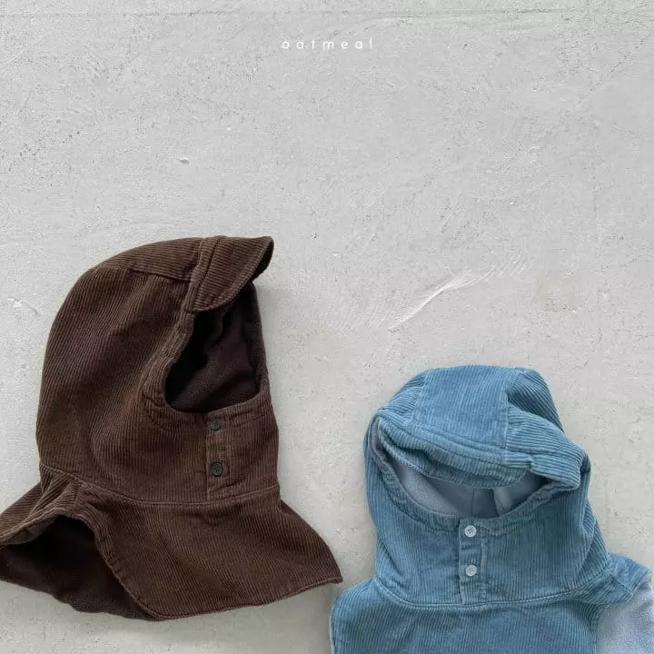Oatmeal - Korean Children Fashion - #magicofchildhood - Porry Hoody Neck Warmer