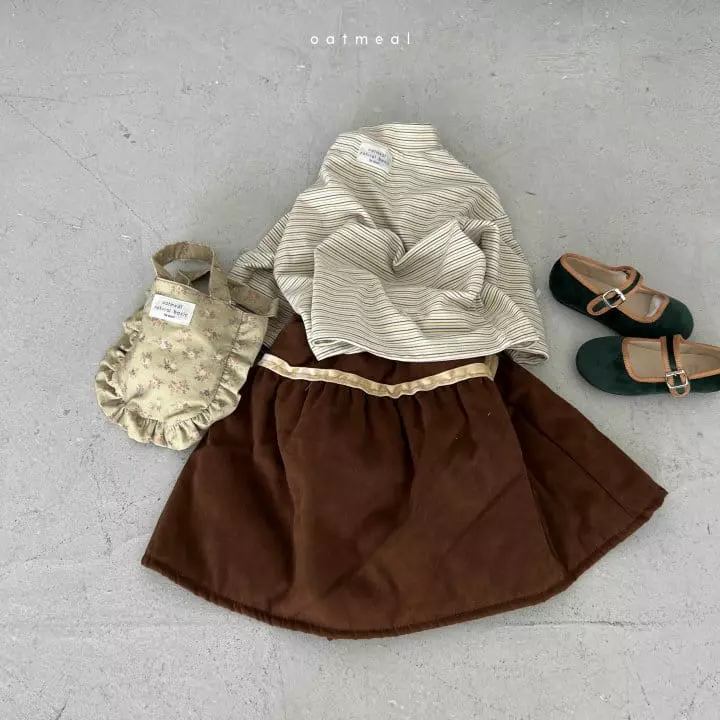 Oatmeal - Korean Children Fashion - #minifashionista - Tula Skirt - 2
