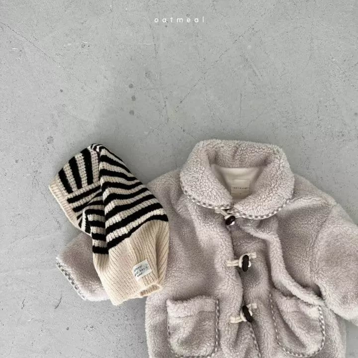 Oatmeal - Korean Children Fashion - #minifashionista - Terry Jacket - 5