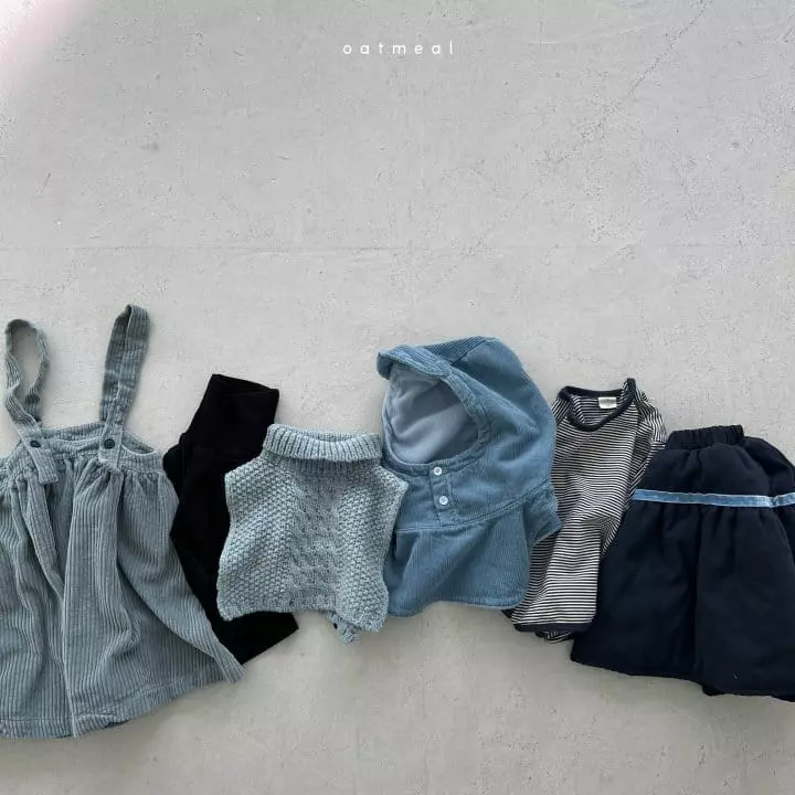 Oatmeal - Korean Children Fashion - #minifashionista - Baisc Turtleneck Tee - 12
