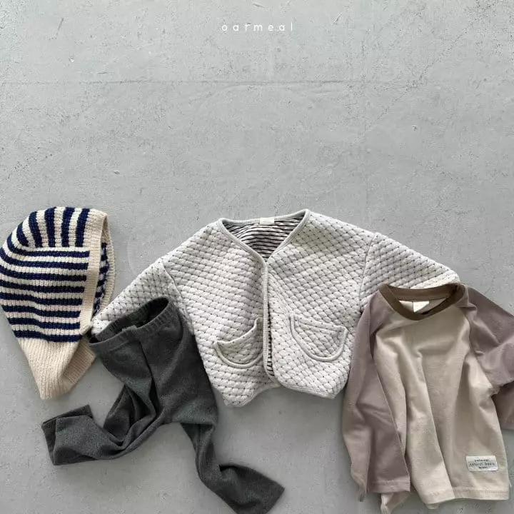 Oatmeal - Korean Children Fashion - #minifashionista - Basic Leggings - 11