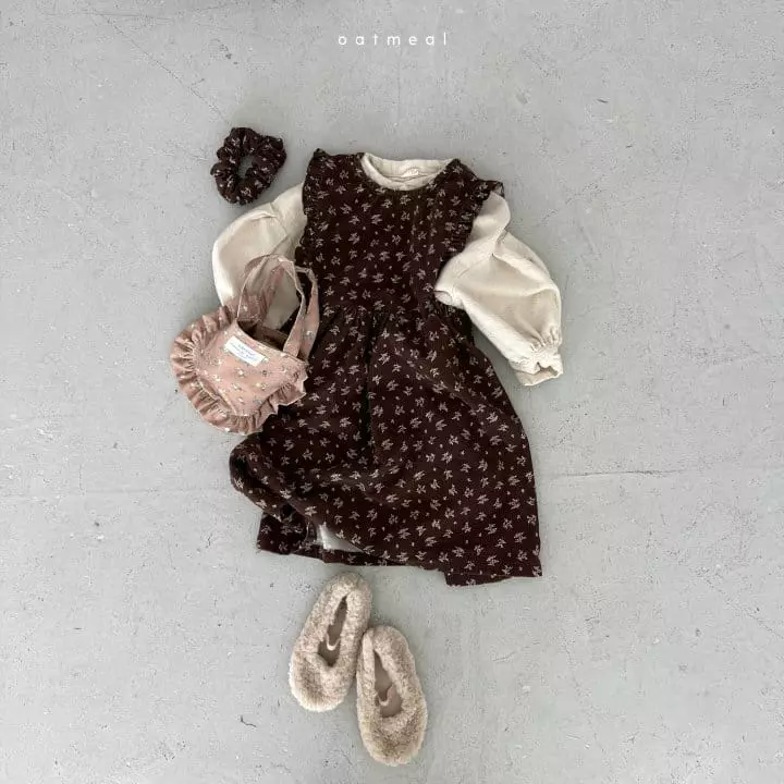 Oatmeal - Korean Children Fashion - #toddlerclothing - Lua Puff Blouse - 4