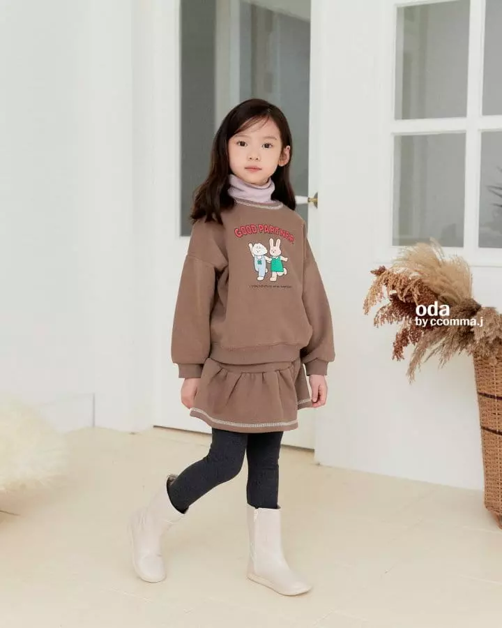 Oda - Korean Children Fashion - #Kfashion4kids - Color Line Skirt Leggings - 8