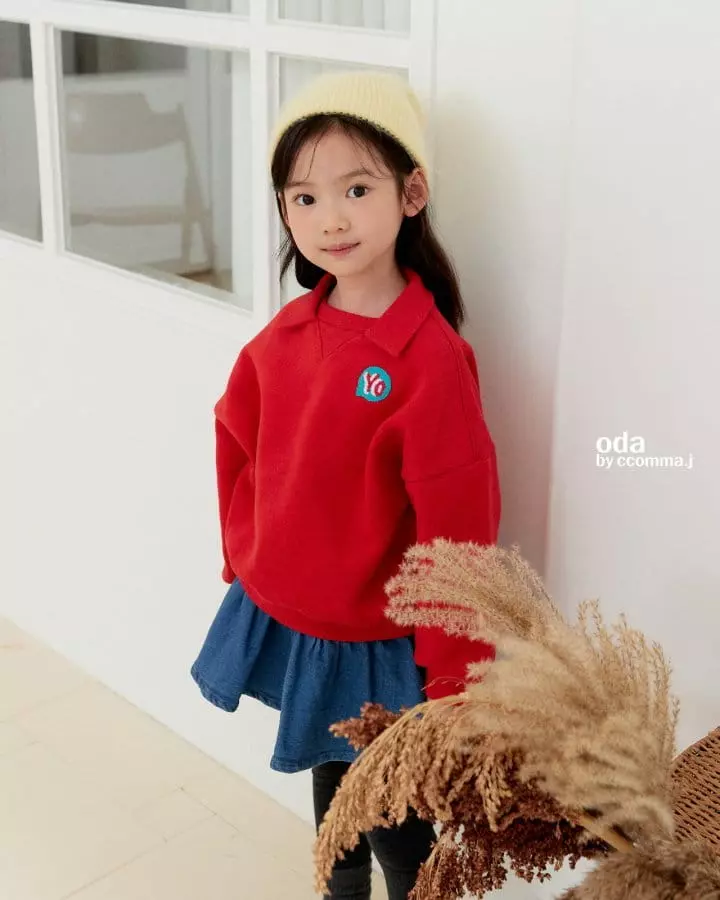 Oda - Korean Children Fashion - #Kfashion4kids - Blu Sweatshirt - 6